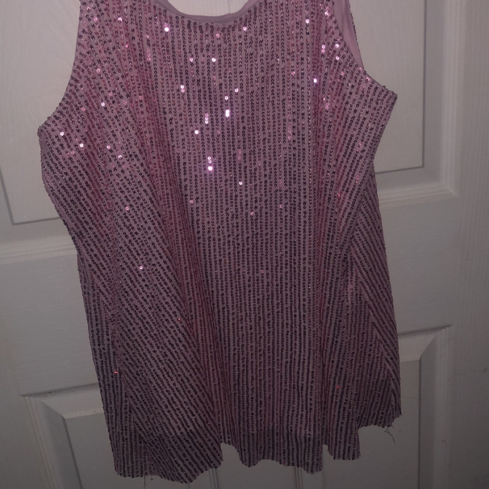 Pink Sequin Shirt/Dress